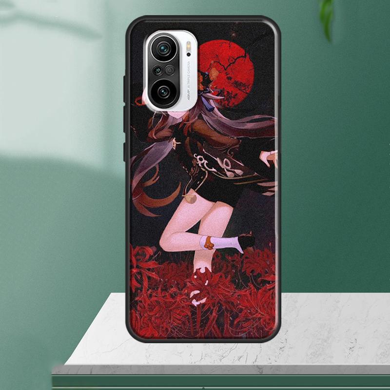 Hu Tao Genshin Impact Cover For Xiaomi 15 14 Ultra 17 Pro Max 13T 14T 15T POCO F5 F6 F7 Pro X5 X6 X7 F8 Ultra Case