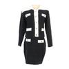 Knitted Socialite Color Block Cardigan & Skirt Set - Autumn/Winter 2024