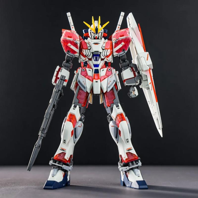 HG 1/144 RX-9/C Narrative Gunpla C-Packs Assembly Model Kit Blue Awakening Ver. Action Figure With Water Decals Anime Mecha Toy