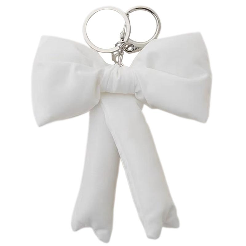 Delicate Bowknot Pendant Keychain Stylish Phone Anti-lost Lanyard Personalized Keyring Decoration for Bag Backpack Purse