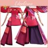 Fairy Dream Leaf Lori Qi Na Cosplay Costume With Satin Material For Girls Stage Shows