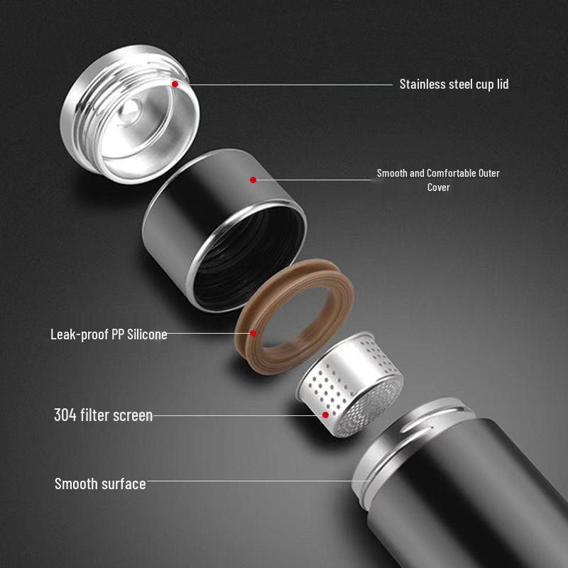 Portable Creative Stainless Steel Tea Infuser - Insulated High-End Cup