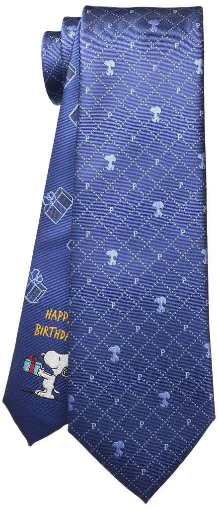 Peanuts Snoopy Tie PND48168 Blue SNOOPY Business Brand Tie Gift