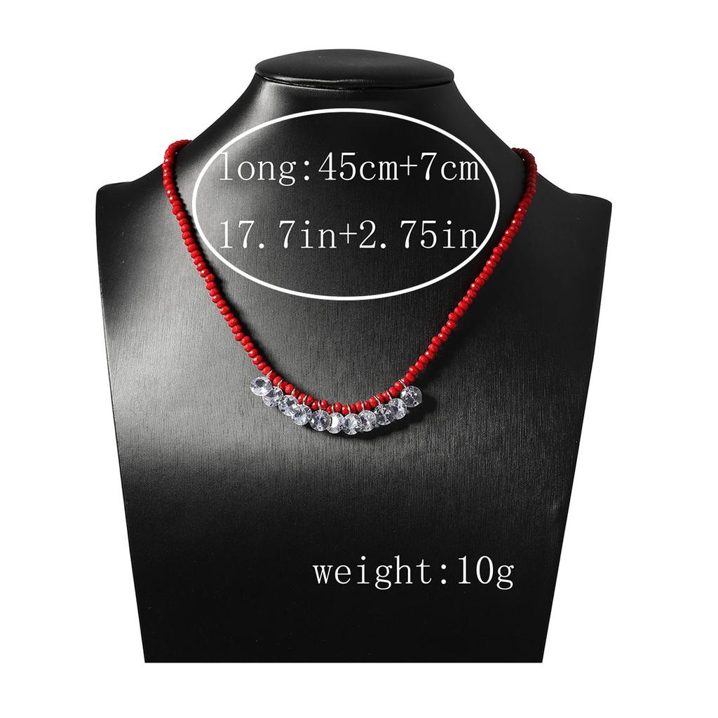 Simple and Fashionable Ins Wind Beaded Niche Design Sense Regular Necklace, Versatile Temperament Woman
