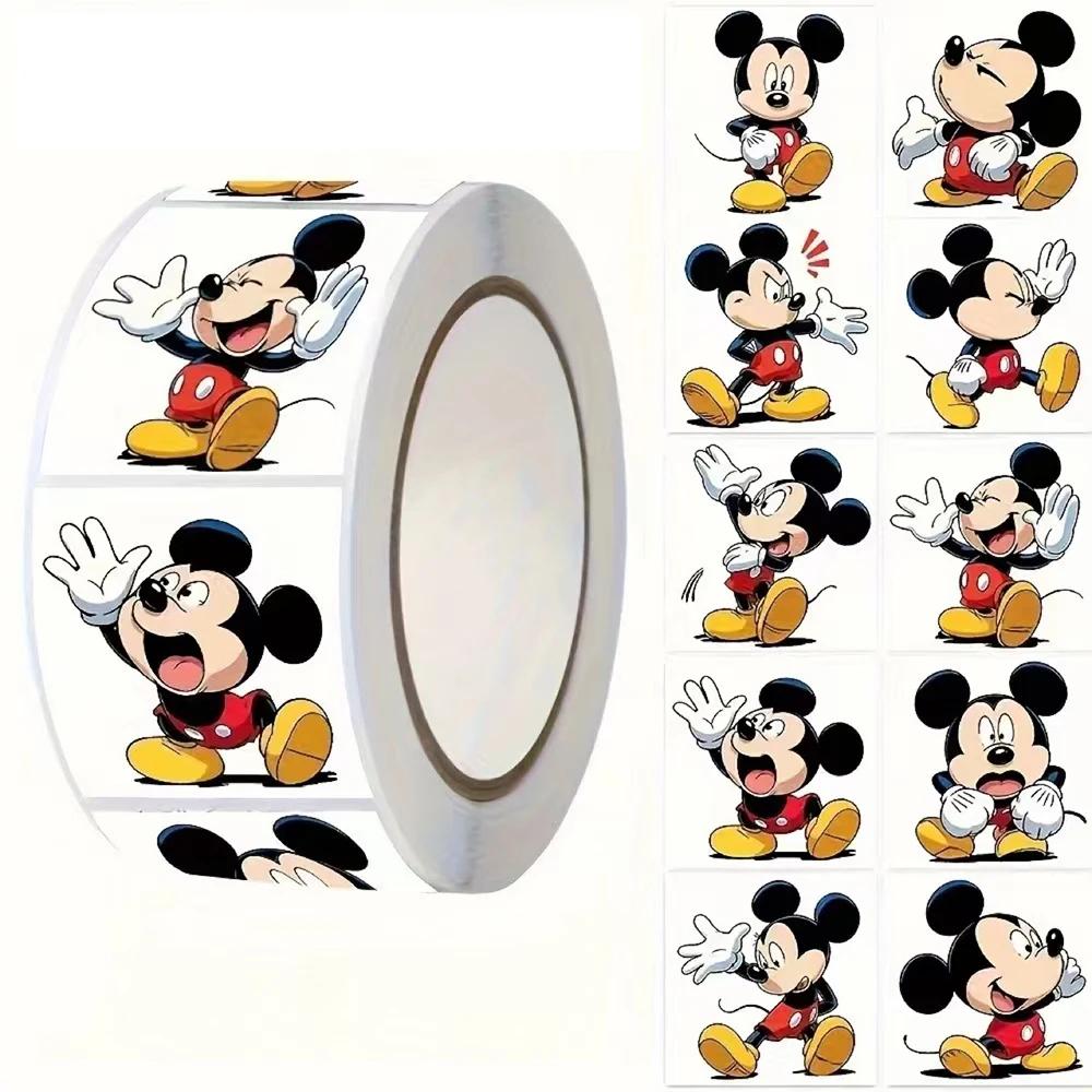 500 Stück Disney Mickey Maus Kawaii Niedlich Anime Aufkleber Cartoon Siegel Decal für Scrapbooking Laptop Handy