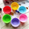 6 PCS/Set Silicone Cupcake Mold Bakeware Cupcake Liner Reusable Muffin Baking Nonstick Moulds Kitchen Baking Accessories Random