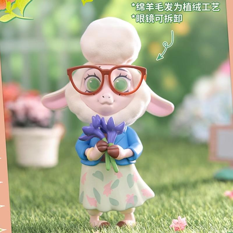 Hot 100% Genuine Toptoy Zootopia Flower Language World Blind Box Handmade Judith Nick Present Ornament In Stock