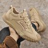 2025 Men's Spring and Autumn Breathable Outdoor Hiking Tooling Men's Shoes Running Soft Sole Casual Sports Shoes New Men Shoes