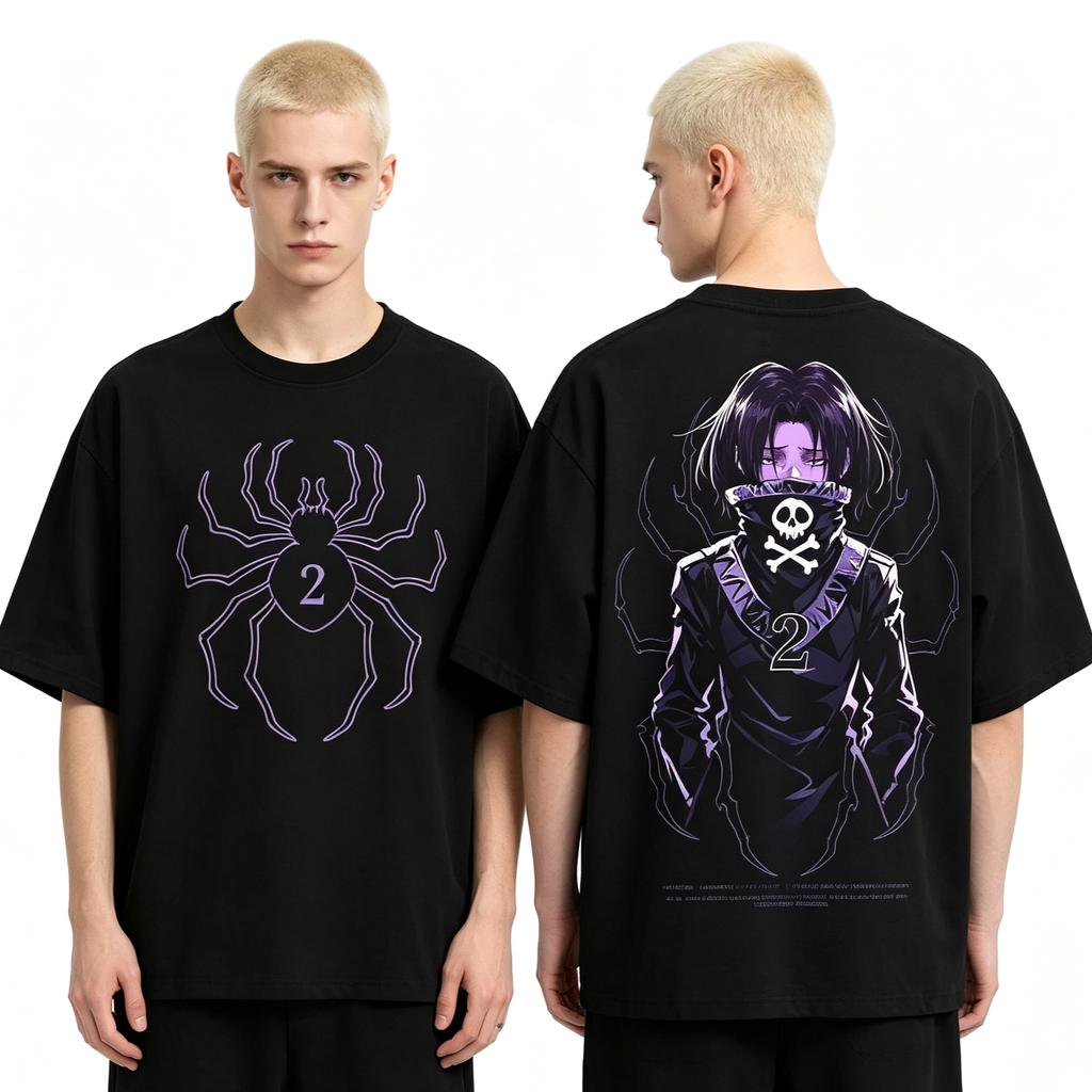2026 Summer Hot Sale Anime Hunter×Hunter Tee Y2k Unisex Casual Harajuku Oversized T-Shirt Hip Hop Gothic Cotton Round T-Shirt