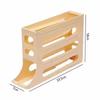 4-Layer Rotating Egg Holder for Refrigerator, Space-Saving Kitchen Fridge Storage Rack