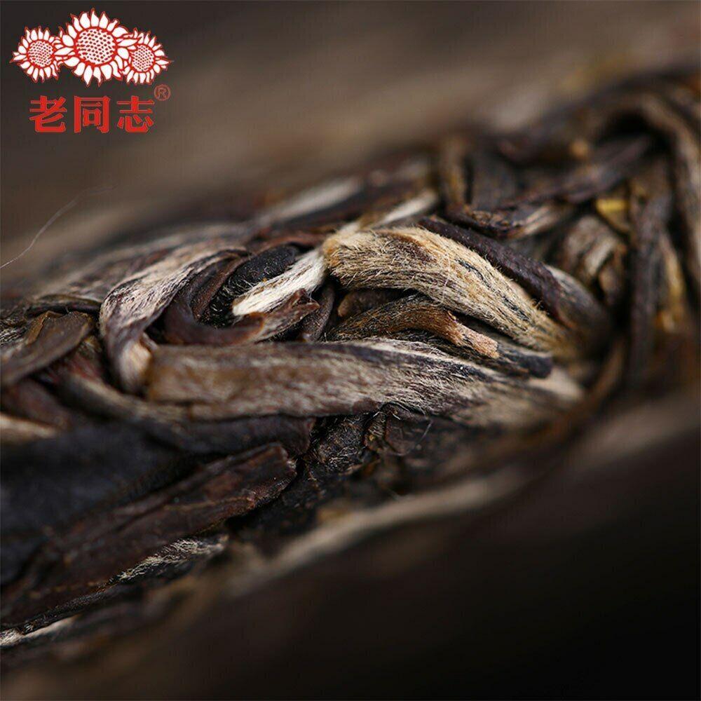 Chá Haiwan 2019 Sheng Puerh 9948 Lote 191 Chá Pu Erh Cru 357g