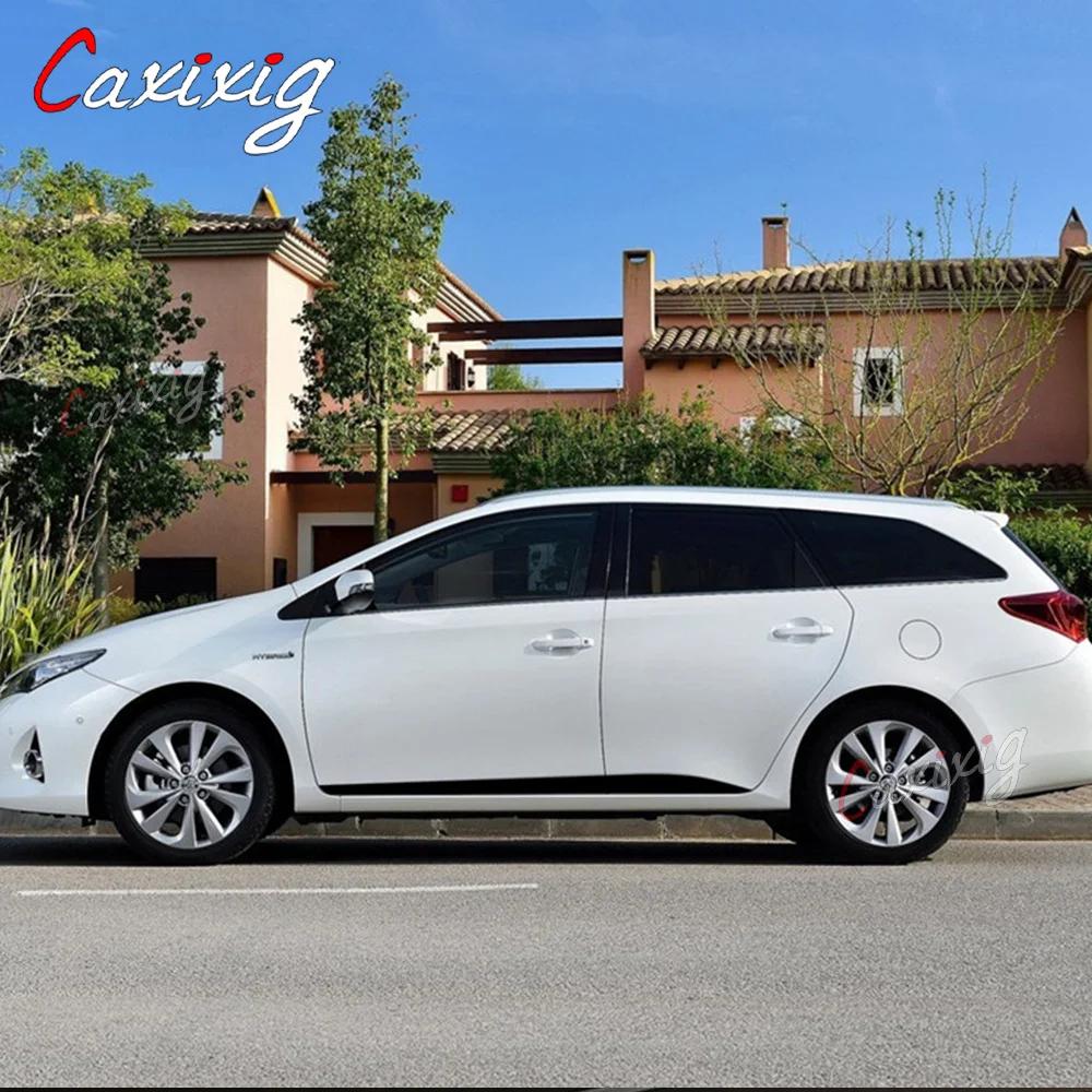 Sport Stripes Both Side Car Door Side Skirt Sticker For-Toyota AURIS 2013-2019 Racing Styling Auto Body Decor Vinyl DIY Decals