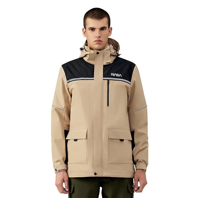 TECTOP NASA Co-branded 3-in-1 Outdoor Storm Jacket L