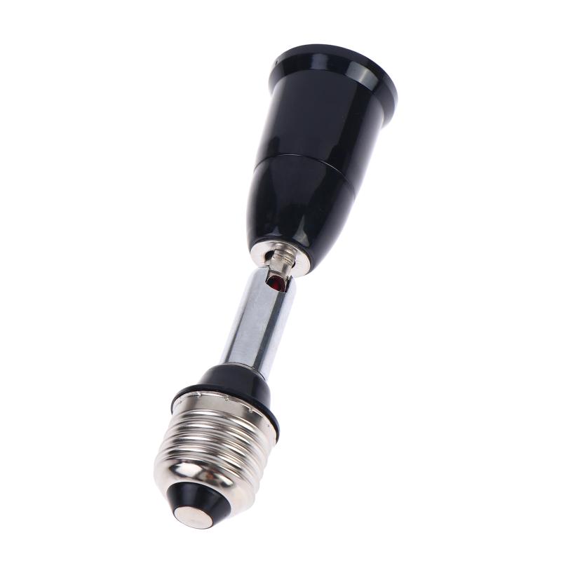 1Pc E27 To E27 Led Light Bulb Lamp Holder Flexible Extension Adapter Socket Extend Adapter Converter Wall Base Holder Screw