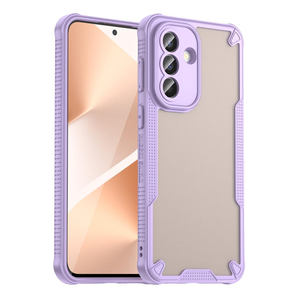 For Samsung Galaxy A57 5G Case PC + TPU Semi-Transparent Frosted Finish Protective Phone Cover