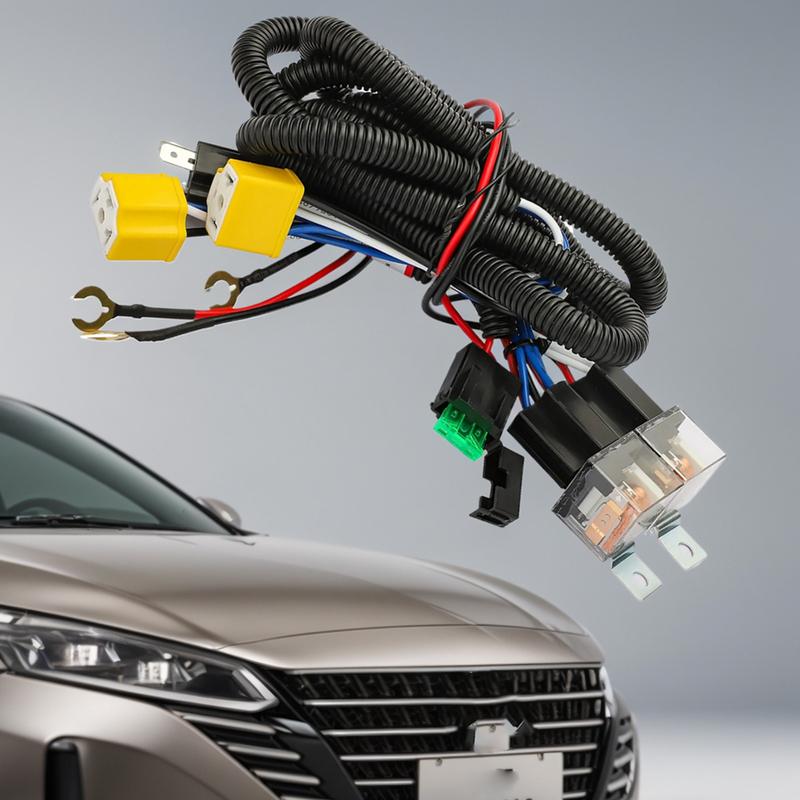 H4 LED Headlights Relay Wiring Harness Kit H6054 7x6 5x7 for Tacoma 1995-1997 Pickup 1988-1995