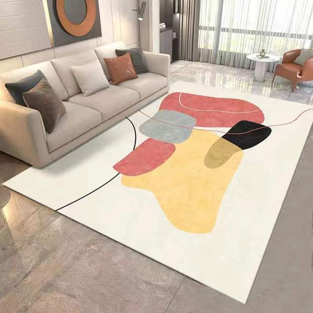 Nordic Style Carpet For Living Room Modern Minimalist Large Area Rugs Kids Room Decoration Anti -Slip Sofa Coffee Table Carpets