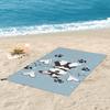Love Black and White Miniature Schnauzer Beach Towel Soft Microfiber Quick Dry Absorbent Quick Towels For Bath