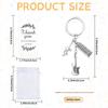 20 Sets Music Party Favors Bulk Music Keychain With Cards Organza Bag For Birthday Party Music Theme Party Decor Supplies