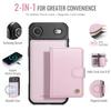 For iPhone Air Case JEEHOOD J09 RFID Blocking Card Holder Leather Back Phone Cover Compatible with MagSafe