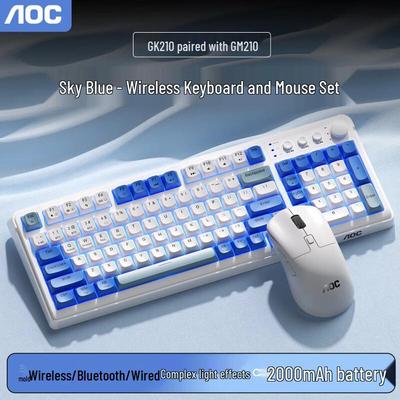 AOC GK210+GM210 Triple-Mode Kabellose Tastatur- und Maus-Kombination