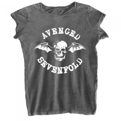 Womens/Ladies Deathbat Burnout T-Shirt