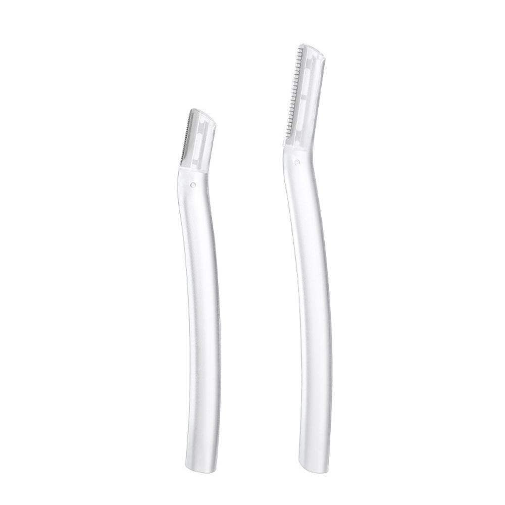 

1/2 шт. Женский триммер для лица и бровей, инструмент для формирования бровей из нержавеющей стали, многоцелевой нож для формирования волос на лице, инструмент для макияжа