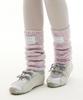 VVV Basic Logo Heathered Leg Warmers _ Lavender