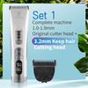 Fenice Clipper Dogs Professional LCD Screen Pet Cat Clippers Electrical Grooming Trimmer Rechargeable Haircut Machine Animals