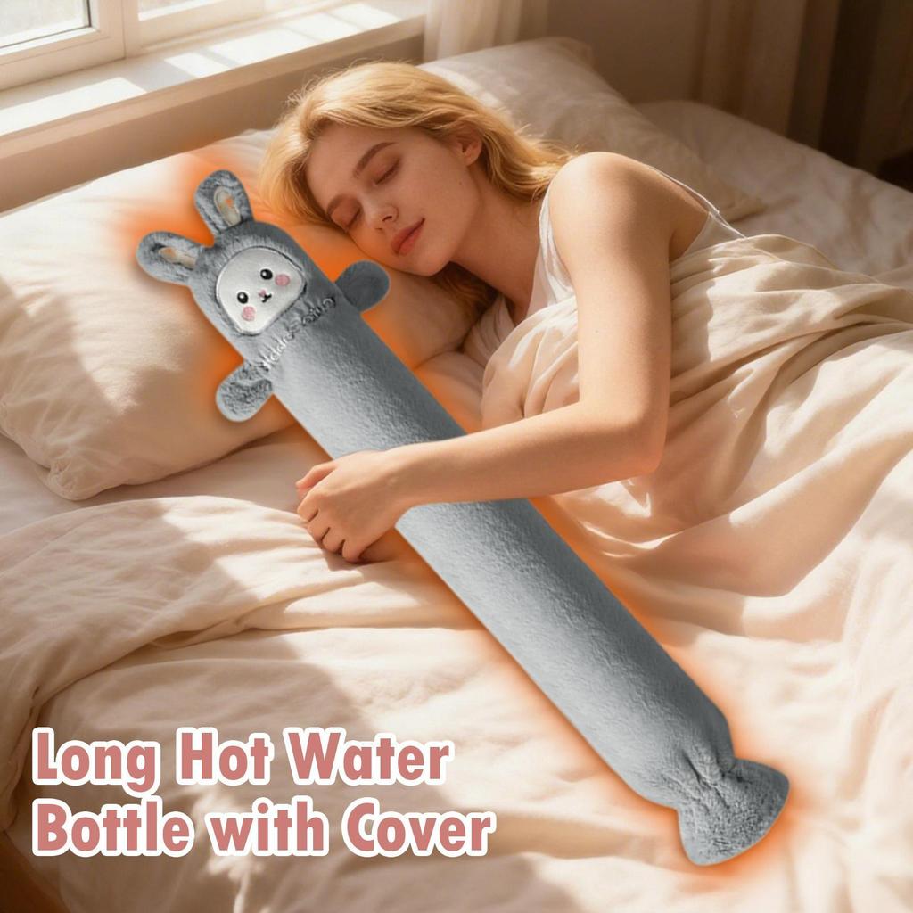 Hot Water Bottle For Cramps Rabbit Cold Pouch Long Hot Water Pouch With Cover For Neck Shoulder Abdomen Hand Legs Legs Women Men