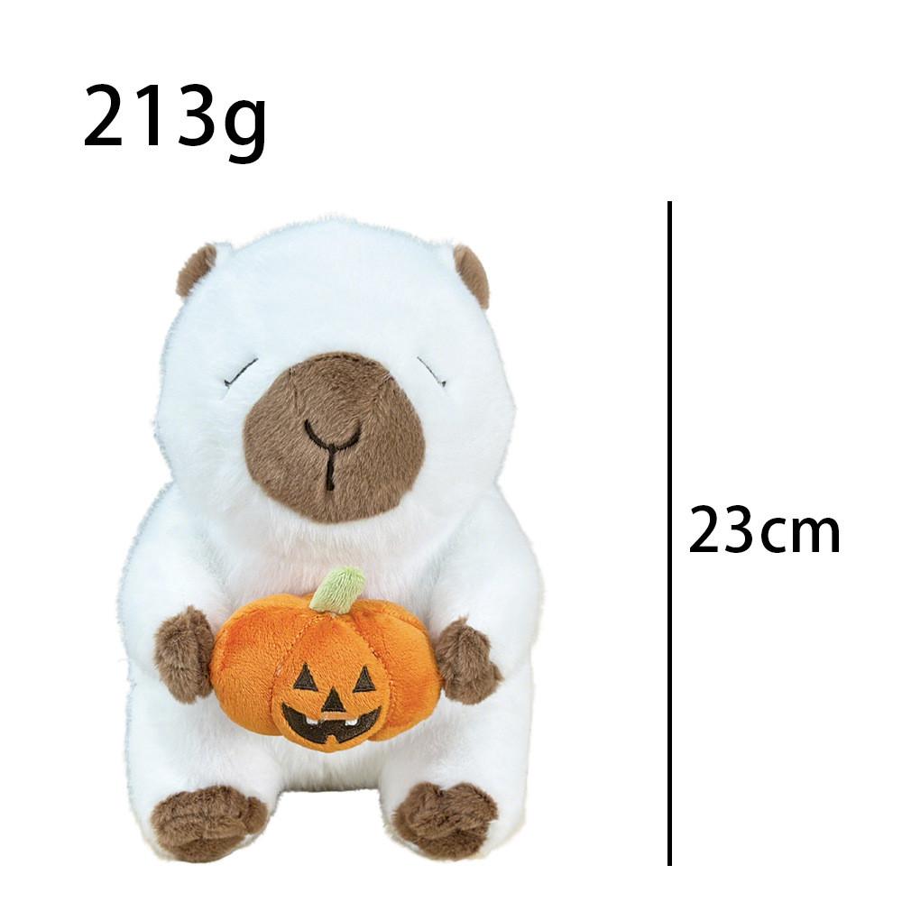 Plüsch-Capybara-Spielzeug mit weichem Kurzflor für Feiertagsdekoration und als Geschenk