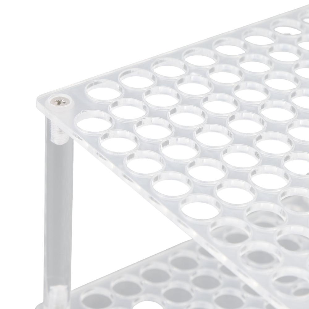 Transparent Makeup Brush Holder 96 Slots Pencil Organizer Pen Display Stand For Paint Brushes
