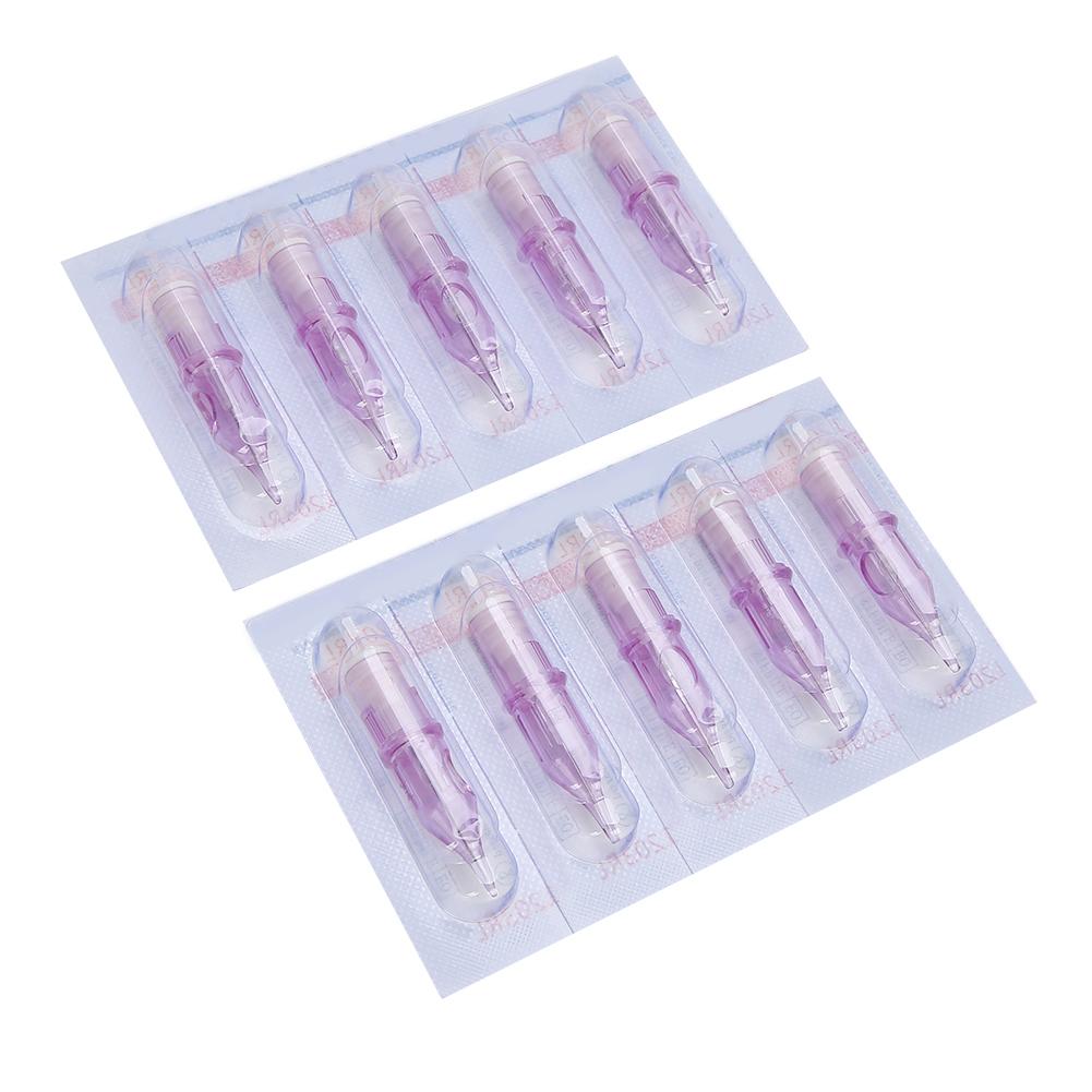 10pcs   Box Disposable Tattoo Needle Tattoo Machine Pen Cartridge Needle Accessory
