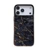 Marble Texture Silver Phone Case for iPhone 13 Pro/14/15/16/17 Pro Max