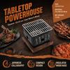 Non Stick Japanese Charcoal Grill Cast Metal Tabletop BBQ Stove Durable Square Stove  BBQ Cooking