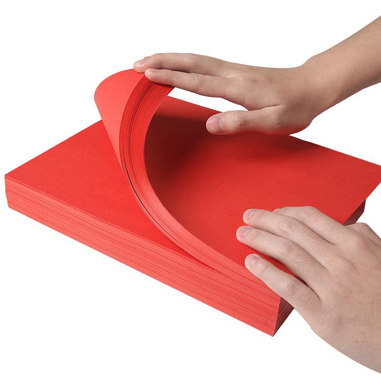 Leuchtend rotes A4/A5 70g Druckpapier für Büro und Basteln