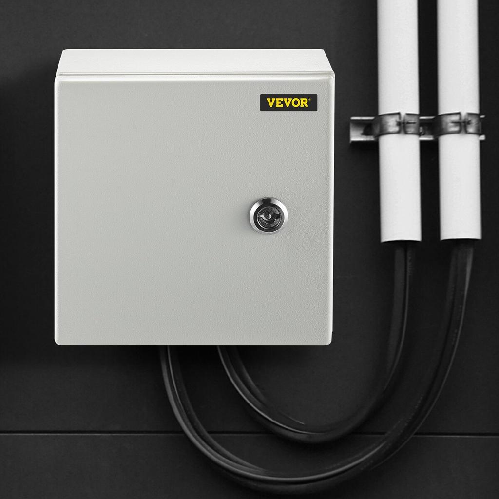 NEMA Stahlgehäuse, 8 x 8 x 6'' NEMA 4X Stahl Elektrobox, IP66 Wasserdicht & Staubdicht, Außen- / Innen-Elektro-Verteilerkasten
