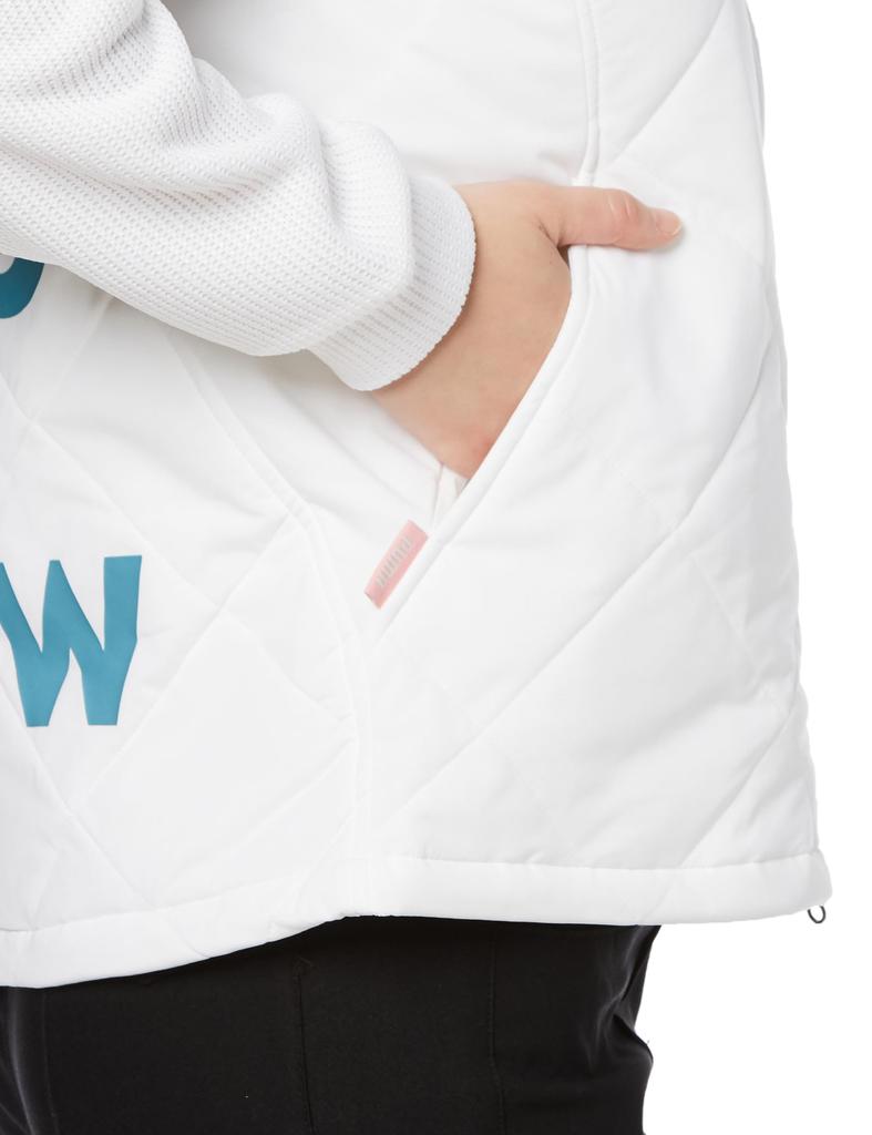 Golf W Hyper Stretch PGW Logotyp FZ Kombinerad Vadderad Blouson/White Glow/M/62496803