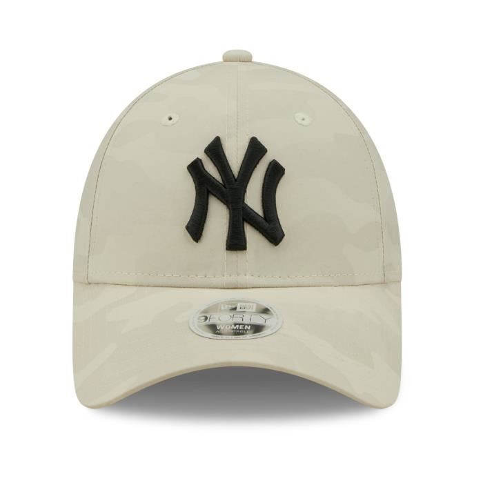 Casquette New Era 9Forty Femme - New York Yankees Stone Beige Camo - 100% Coton