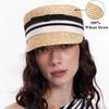 Ins Luxury Wheat Straw Equestrian Cap Sun Hats For Women Vintage Bow Fedoras Hat Lady Beach Sunscreen Straw Hat Knight Berets
