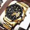 VA VA VOOM Watches for Men Luminous Quartz Watches South East Asia Sports Leisure Steel Belt Watches Sports