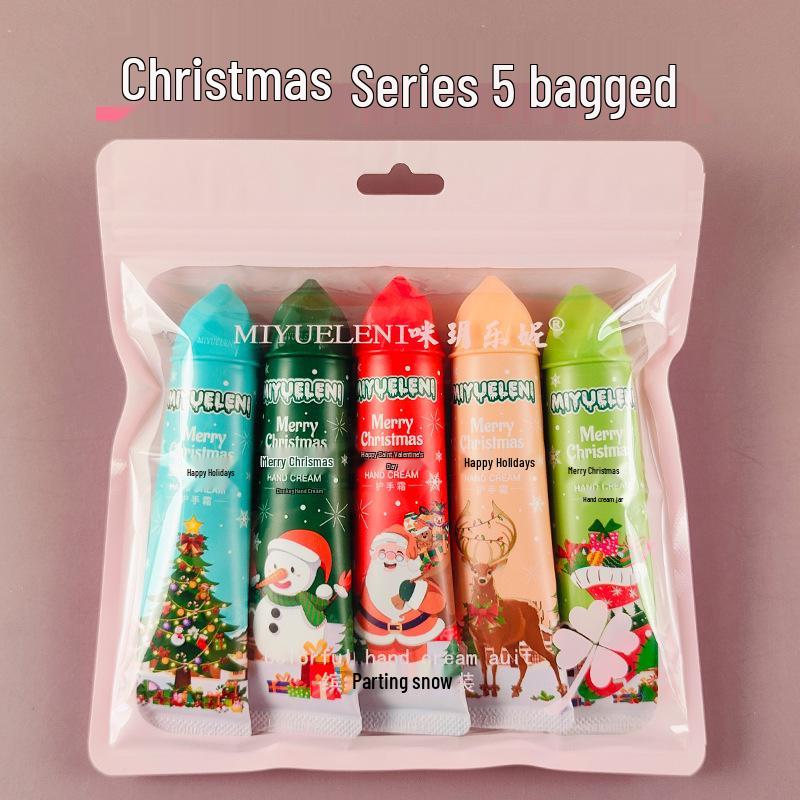 Mi Yue Le Ni Christmas Ice Cream Hand Cream 30g - Hydrating, Non-Greasy, Moisturizing, Refreshing Cone