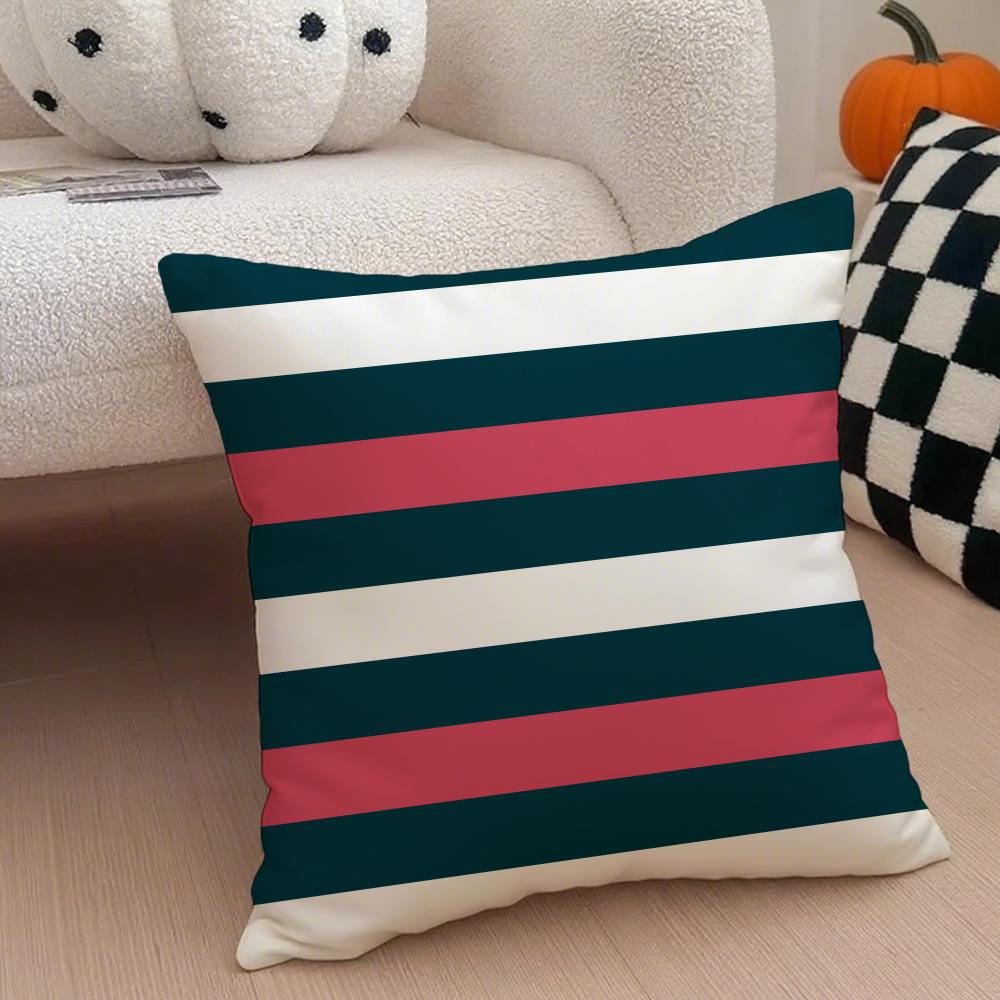 Exotic Portuguese Style Geometric Graphics Art Cushion Cover Throw Pillow Cover Hidden Button Durable Polyester Chair Cushion