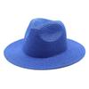 Unisex Summer Panama Sun Hat - Fashionable Straw Braid Fedora for Outdoor and Beach Wear.