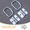 HORIALENCE 4pcs Truck Heavy Duty Tie Down Ring Car Ring Down Hook Training