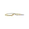 Aphrose Half Plate Two-way Bangle Bracelet