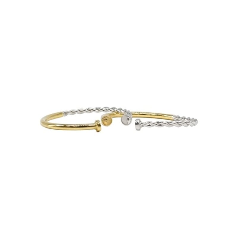 

aphrose half plate two-way bangle bracelet M