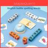 Jeu de Spelling Anglais en Bois pour Enfants avec Batailles de Mots Interactives pour l'Apprentissage et le Développement