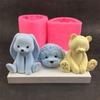 3D Animal Shape Silicone Mold Candle Resin Making Tool DIY Candle Moulds Ornaments Handmade Home Decorations Supplies