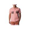 Columbia Painted Peak™ Button-Down Collar Short Sleeve Shirt Men shirts Light-Red 2074541-629